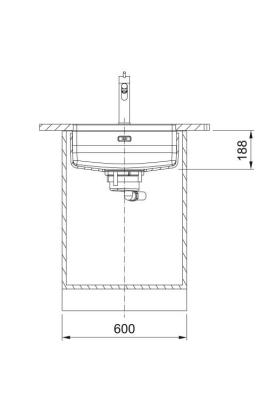 Franke Maris Quiet MQX 110.50 RVS Spüle 50x40 cm Unterbau 122.0694.477