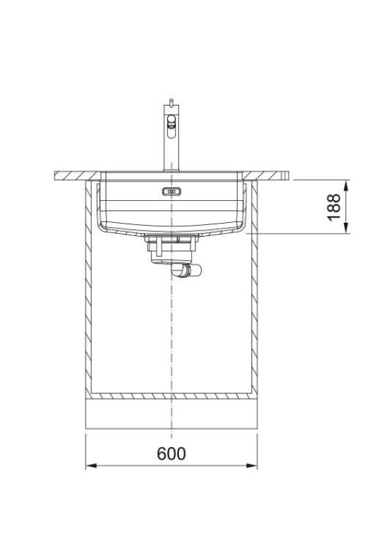 Franke Maris Quiet MQX 110.50 RVS Spüle 50x40 cm Unterbau 122.0694.477