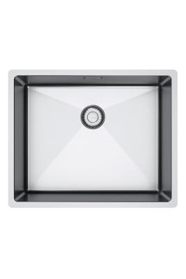 Franke Bolero Plus New R10 B2X 210-50-40 Edelstahl Spülbecken Flachbau, Unterbau und Aufbau 50x40 cm 127.0728.977