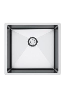 Franke Bolero Plus New R10 B2X 210-40-37 Edelstahl Spüle Flacheinbau, Unterbau und Aufbau 40x37 cm 127.0730.522