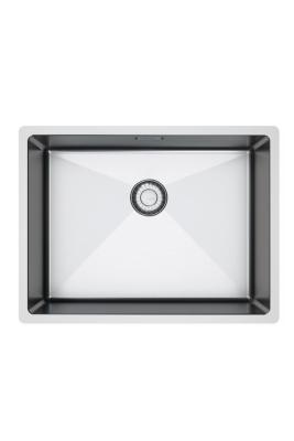 Franke Bolero Plus New R10 B2X 210-50-37 Edelstahl Spülbecken Flachbau, Unterbau und Aufbau 50x37 cm 127.0730.521