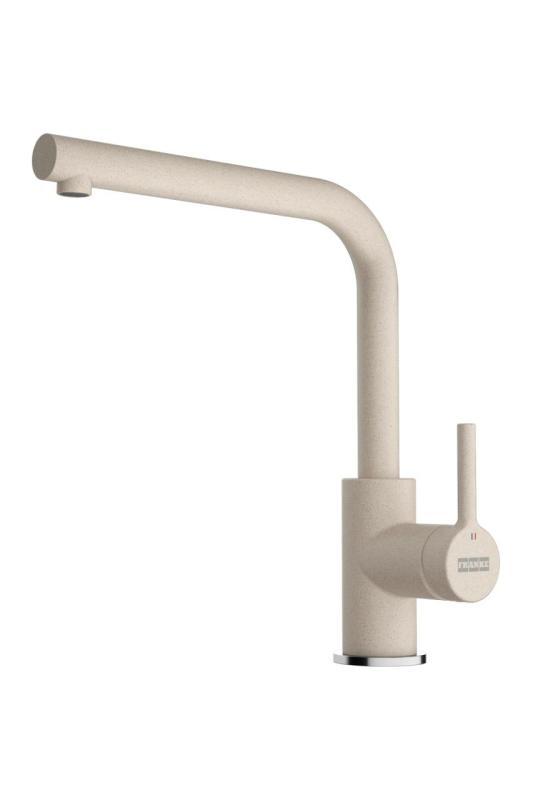 Franke Lina L Küchenarmatur Drehbarer Auslauf Coffee Cream 115.0728.482
