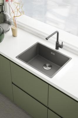 Franke Lina L Küchenarmatur Stone Grey mit Ausziehbarer Auslauf 115.0728.486