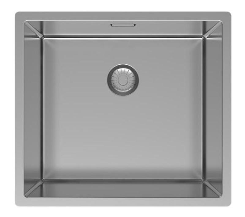 Pure.Sink Exclusivo Edelstahlspüle 45x40 cm 10mm Radius Unterbau, Flächenbündiger Einbau und Aufbau PEX4540-02