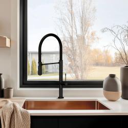 Pure.Sink Exclusivo Kupfer Spülbecken 50x40 cm 10mm Radius Unterbau, Flächenbündig und Aufbau PEX5040-62