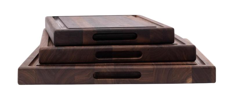 Woodsea Butcher Groove S - Walnussholz Schneidebrett mit Saftnut 45x30 cm 1208971534