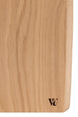 Woodsea Chop-Chop Eiche S - Eichenholz Schneidebrett 25x24cm mit Ledergriff 1208971539