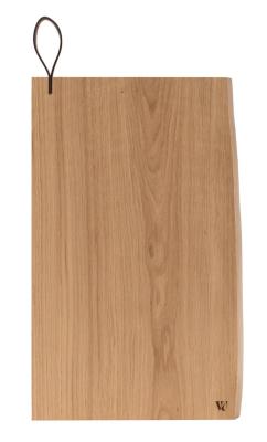 Woodsea Chop-Chop Oak L - Eichenholz Schneidebrett 40x24cm mit Ledergriff 1208971541