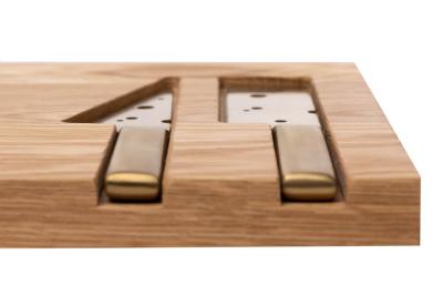 Woodsea Käse Eiche S - Eichenholz Käsebrett 42x20cm 1208971555
