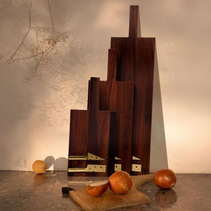 Woodsea Käse Walnuss L - Walnussholz Käsebrett 75x20cm 1208971560