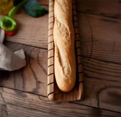 Woodsea Boardette - Eschenholz Französisches Baguette Schneide- und Servierbrett 640x100 mm 1208971570