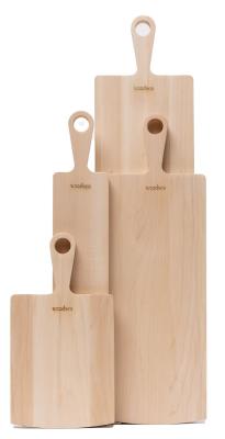 Woodsea Kiefer Natur M - Ahornholz Schneidebrett 20x62 cm 1208971573