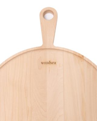 Woodsea Kiefer Natur - Ahornholz Pizzabrett 47x35 cm 1208971581