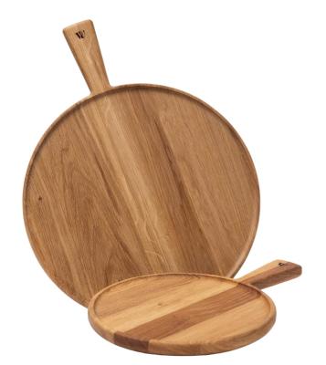 Woodsea Pizza S - Eichenholz Pizzabrett Rund Ø25 cm 1208971582