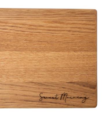 Woodsea Frühstück - Eichenholz Servierbrett 38x15 cm 1208971586