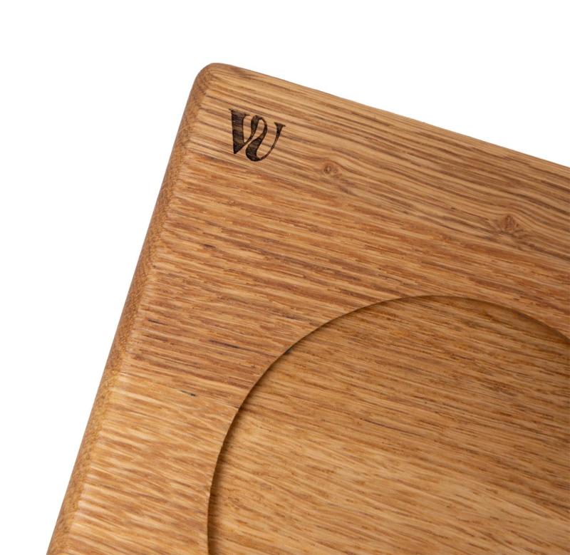 Woodsea Frühstück - Eichenholz Servierbrett 38x15 cm 1208971586