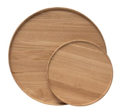Woodsea Serving L - Eichenholz Rundes Tablett Ø45 cm 1208971588