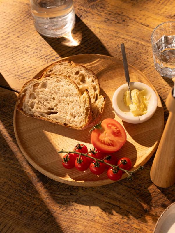 Woodsea Serving L - Eichenholz Rundes Tablett Ø45 cm 1208971588