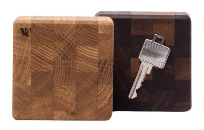 Woodsea Endkorn Walnuss - Walnussholz Schlüsselhalter 9x9 cm 1208971601
