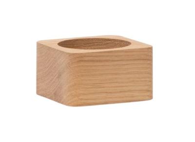 Woodsea Serviettenring Eiche - Eichenholz Serviettenring 5x5 cm 2 Stück 1208971602