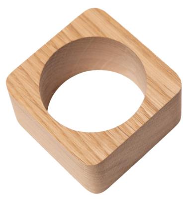 Woodsea Serviettenring Eiche - Eichenholz Serviettenring 5x5 cm 2 Stück 1208971602