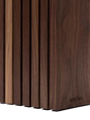 Woodsea Block Walnuss S - Walnussholz Messerblock 13x8 cm 1208971608
