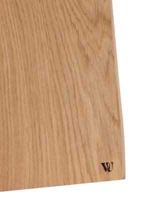 Woodsea Serving S - Eichenholz Servierbrett 55x17 cm mit Ledergriff 1208971615