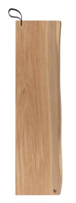 Woodsea Serving L - Eichenholz Servierbrett 70x17 cm mit Ledergriff 1208971616