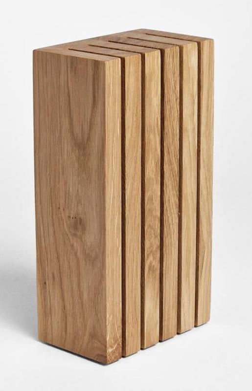Woodsea Block Oak S - Eichenholz Messerblock 13x8 cm 1208971617