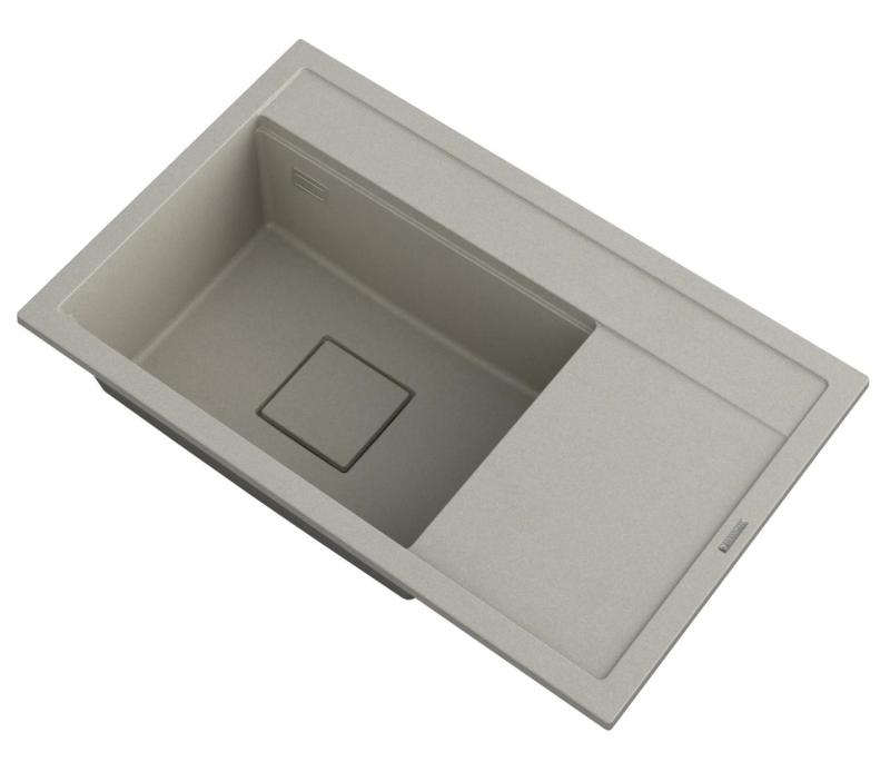Graniteland Seta Granit Beige Sand Einbauspüle 80x50 cm1208971620