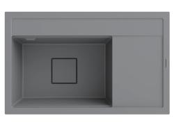Graniteland Seta Granit Grau Aufbauwaschbecken 80x50 cm 1208971621