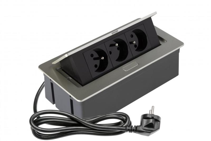 SOFT ausziehbare Steckdose, Stromkabel 1,5m