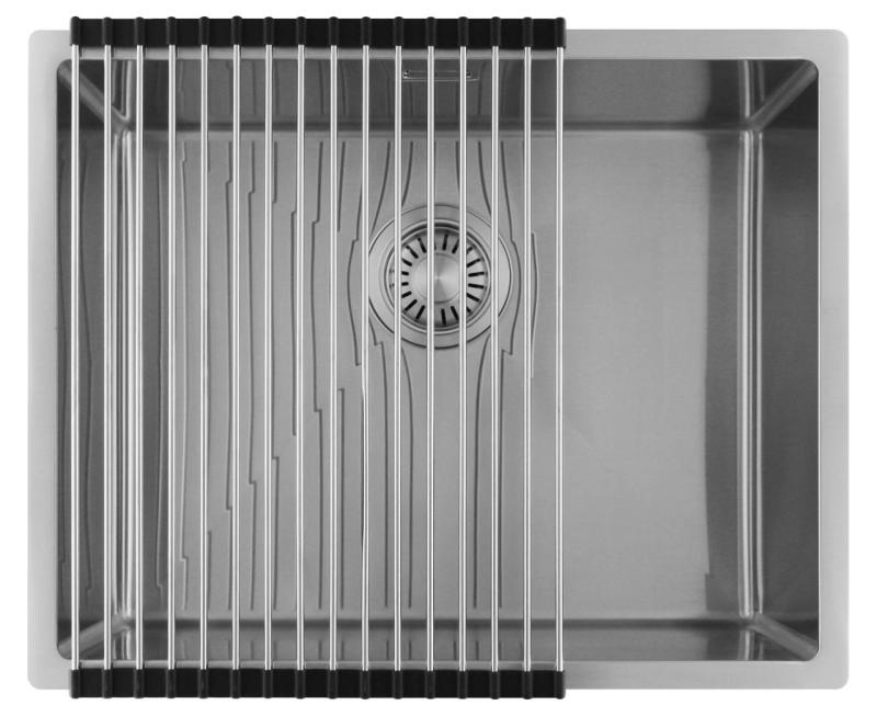 Pure.Sink Luxion Edelstahlspüle 50 x 40 cm Unterbau, flächenbündiger Einbau und Aufsatz  PLX5040-02