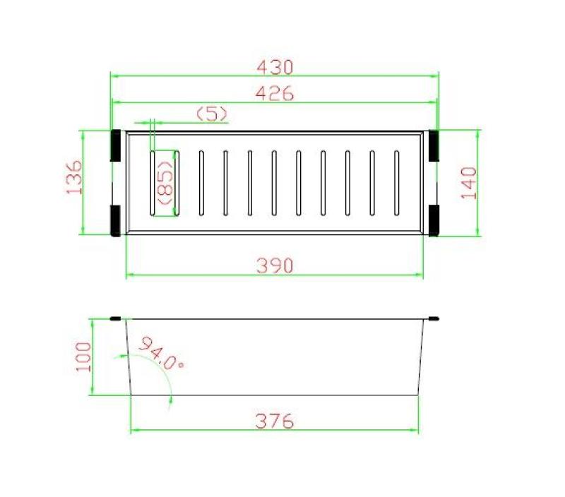 Pure.Sink Luxion Schwarzer Einsatz für Spülbecken PLXCOL-63
