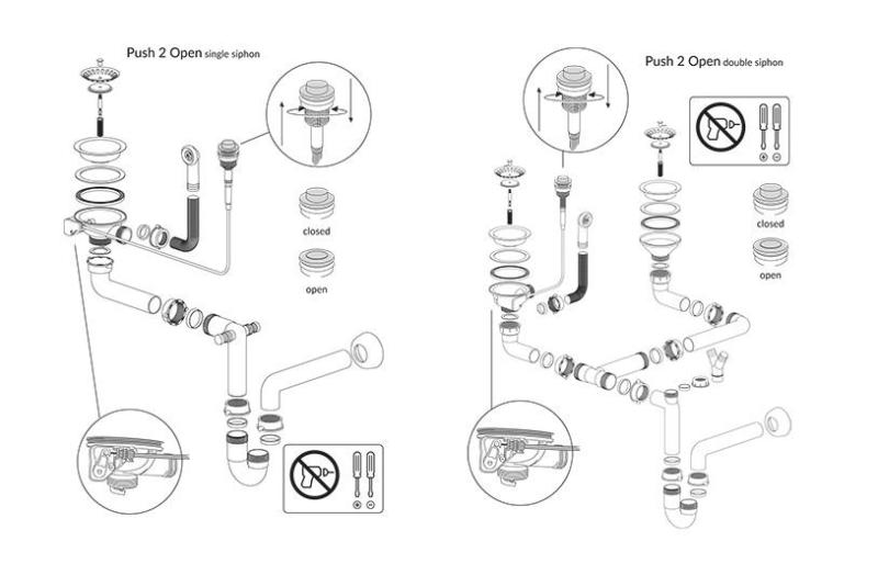 Quadri Luton Perlbeige Granitaufbauwaschbecken mit Abtropffläche reversibel 100x50cm mit Kupferstopfen 1208971770
