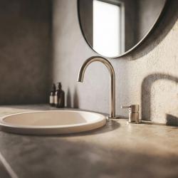 MURO TUA 2-Loch-Waschtischarmatur Chrom mit rundem Auslauf 1208972104