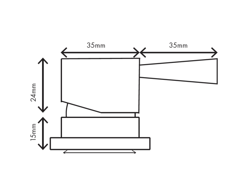 MURO TUA 2-Loch-Waschtischarmatur Chrom mit rechtwinkligem Auslauf 1208972108