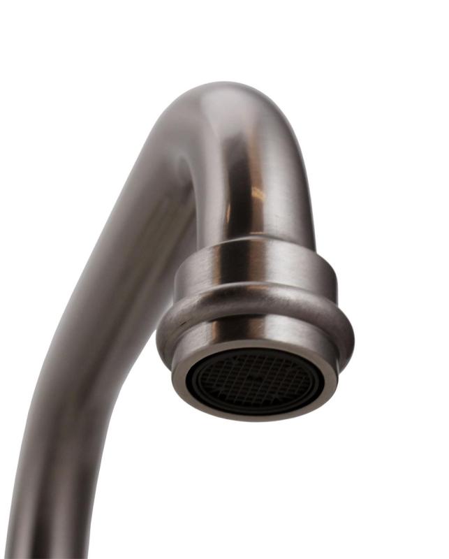 Aquanello Heritage Ascot Klassischer Küchenwandhahn mit Auslauf oben aus Edelstahl NB-4110-HA