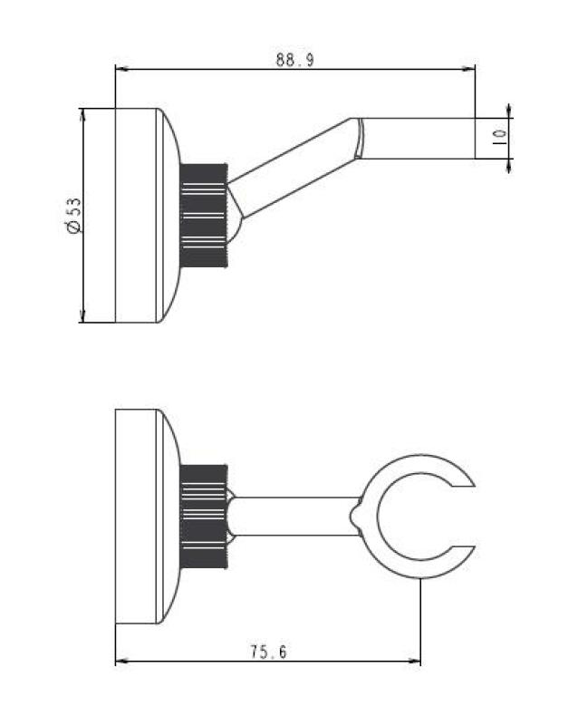 Aquanello Heritage Collection Klassischer Handbrausehalter Chrom CR-9003-HC