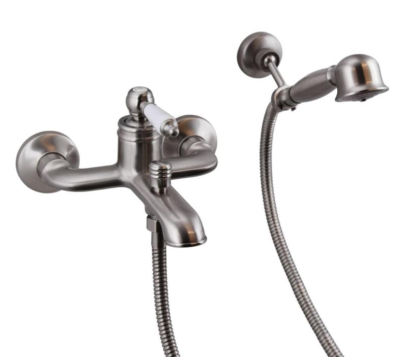 Aquanello Heritage Manor Klassische Badarmatur aus Edelstahl NB-3001-HM