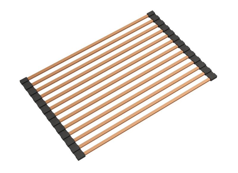 Ausmann Mosel Kombinationsset Spülbecken PVD Kupfer 50 x 40 cm mit Küchenarmatur, Seifenspender und Rollmatte 1208972563