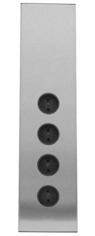 Indux Corner Energiesäule mit 4 Steckdosen Randaarde RVS 756