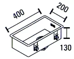 ABK Bingara 20f Edelstahlspüle Unterbau KS51020002